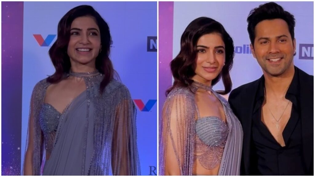 Samantha Ruth Prabhu and Varun Dhawan bring Honey Bunny energy to the red carpet in stylish outfits. Watch | Fashion Trends