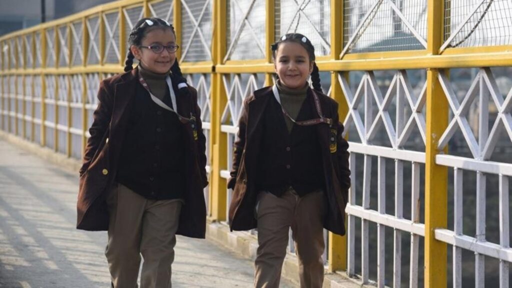 School time in Kashmir after 3 months of winter vacations | Education