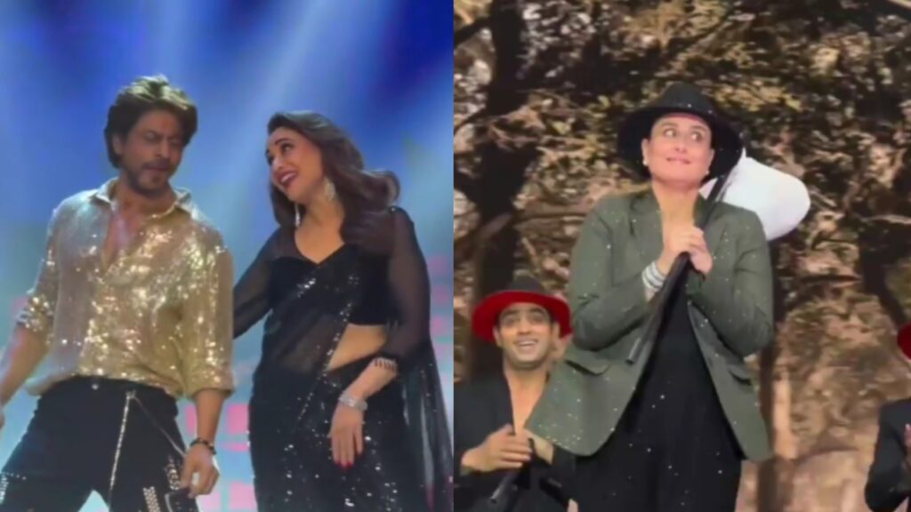Shah Rukh-Madhuri reunite as Dil To Pagal Hai’s Rahul-Pooja; Kareena dances to Raj Kapoor’s Mera Joota Hai Japani