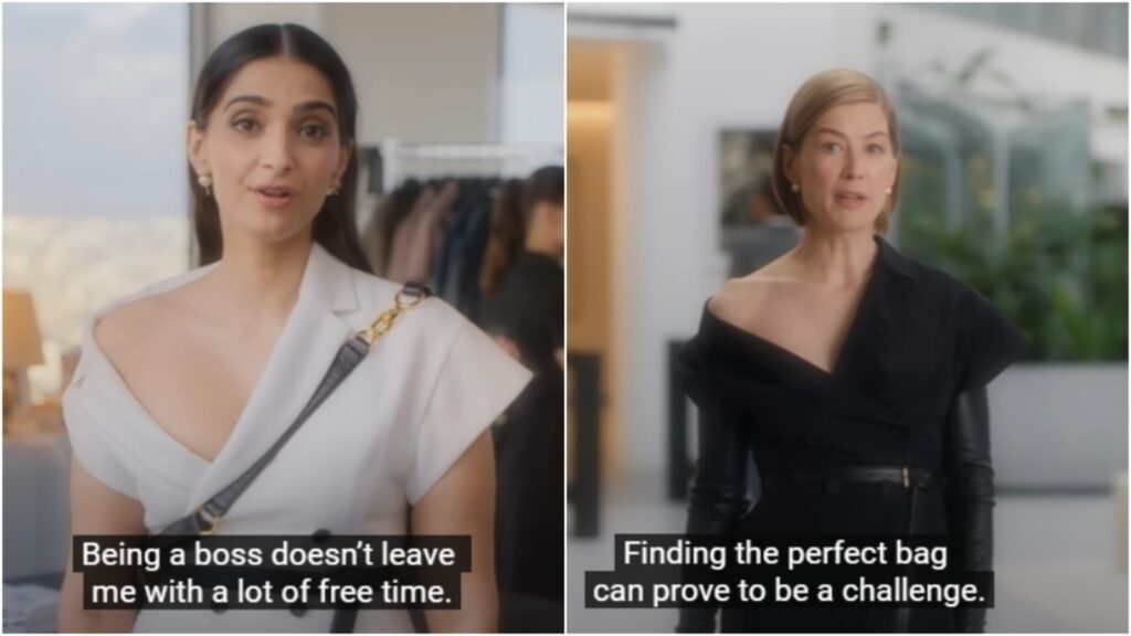 Sonam Kapoor joins Rosamund Pike, Zheng Qinwen and others in Dior’s new bag’s advertisement | Fashion Trends