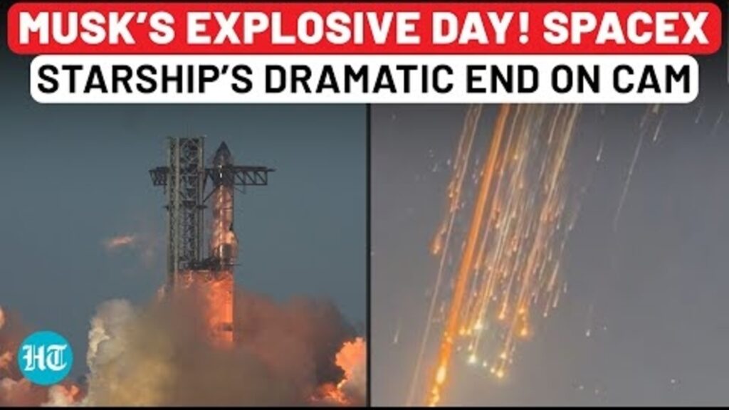 SpaceX’s Starship Test Ends in Flames | Viral Videos Capture the Shocking Blast | Elon Musk | NASA