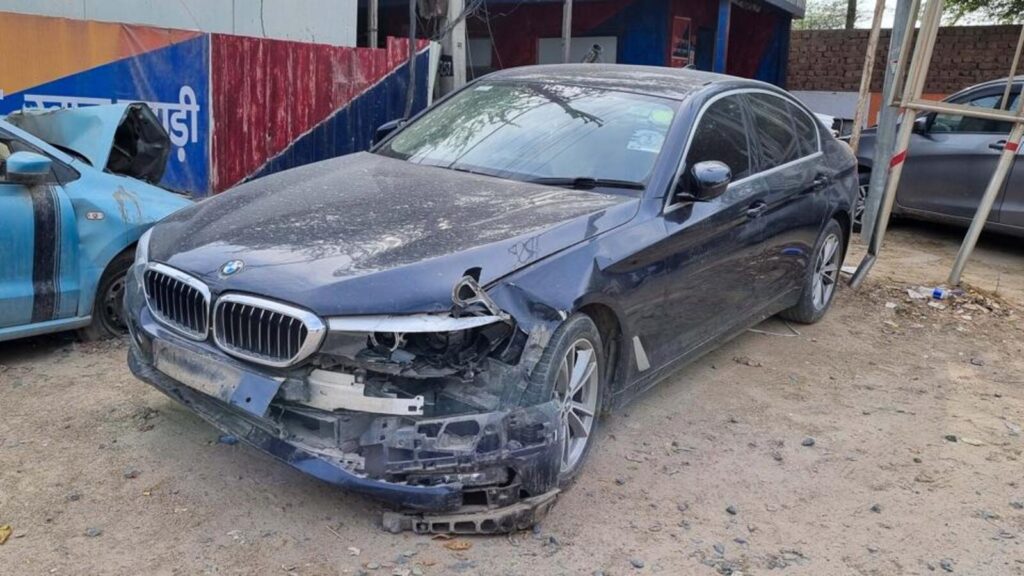 Speeding BMW mows down biker on Gurugram-Faridabad road