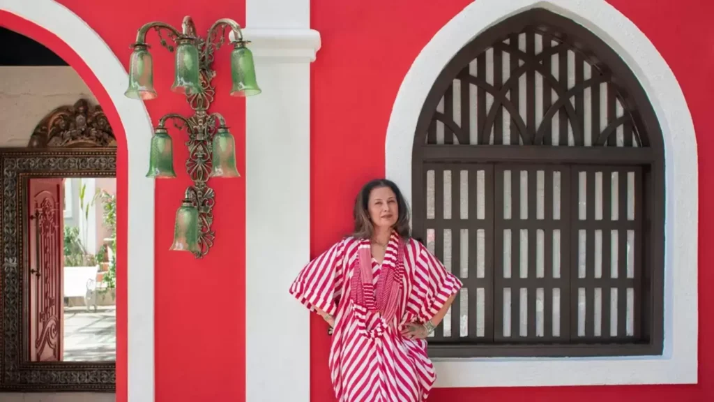 Step inside designer Ritu Beri’s 200-year-old red and white Portuguese-style Goa store that’s surreal and awe-inspiring