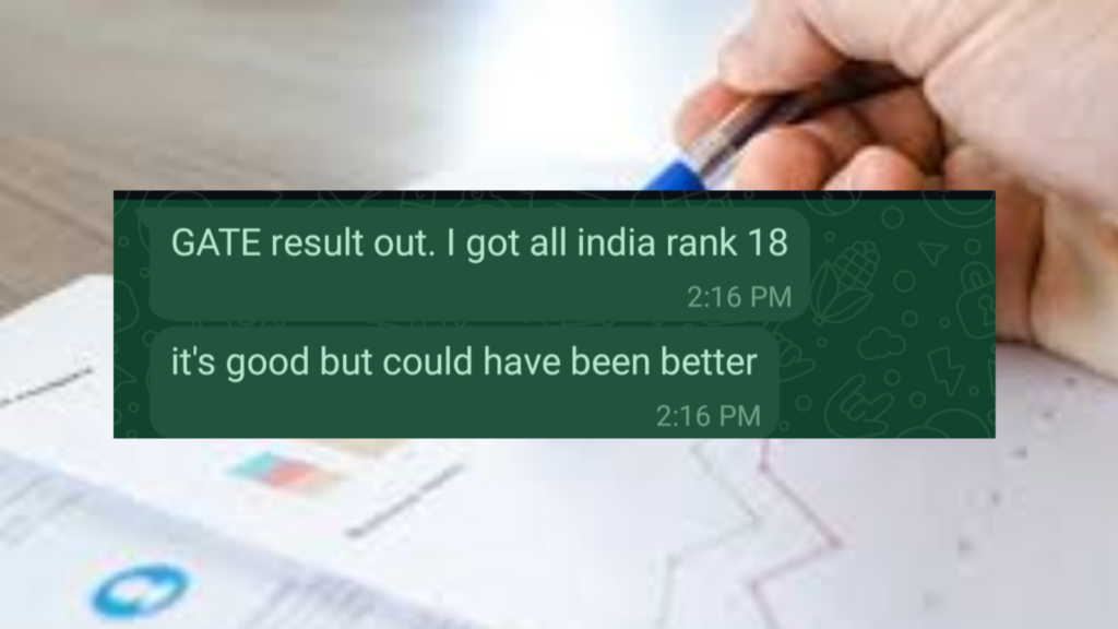 Student already enrolled in dual degree at IIT appears for GATE ‘for fun,’ secures All India Rank 18 | Trending
