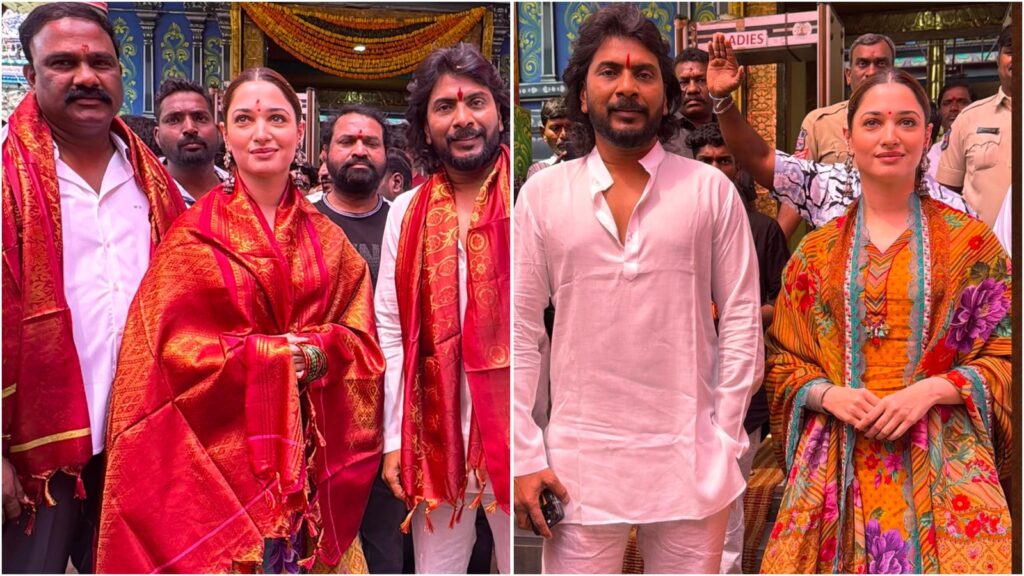 Tamannaah Bhatia wows in sunshine yellow silk kurta worth ₹44K as she visits Sri Peddamma Thalli Temple in Hyderabad | Fashion Trends
