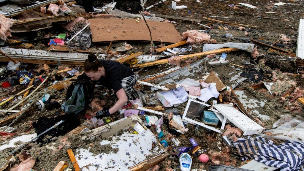 Tornadoes, dust storms and blizzards claim 40 lives across US I Photos