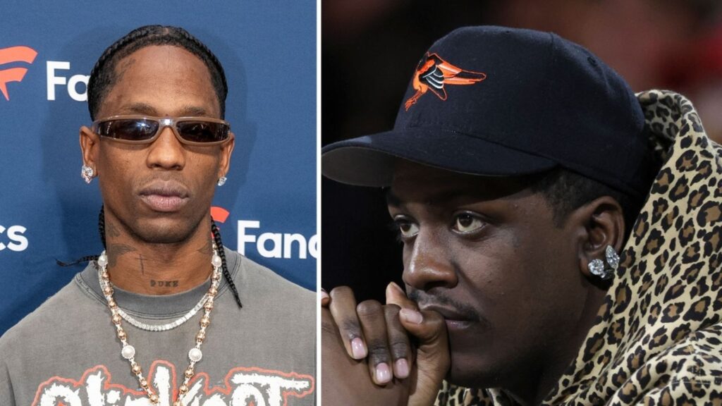 Travis Scott, The Rock, Drake and Lil Yachty spotted at WWE Elimination Chamber 2025|Videos
