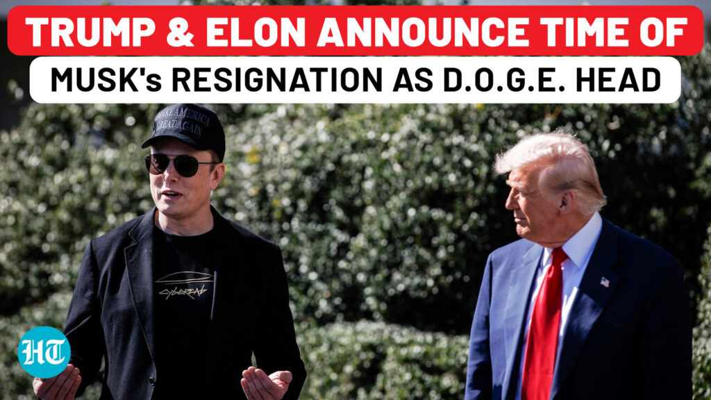 Trump & Elon Announce Timing Of Musk’s Resignation As DOGE Head| USA| White House| Tesla| SpaceX