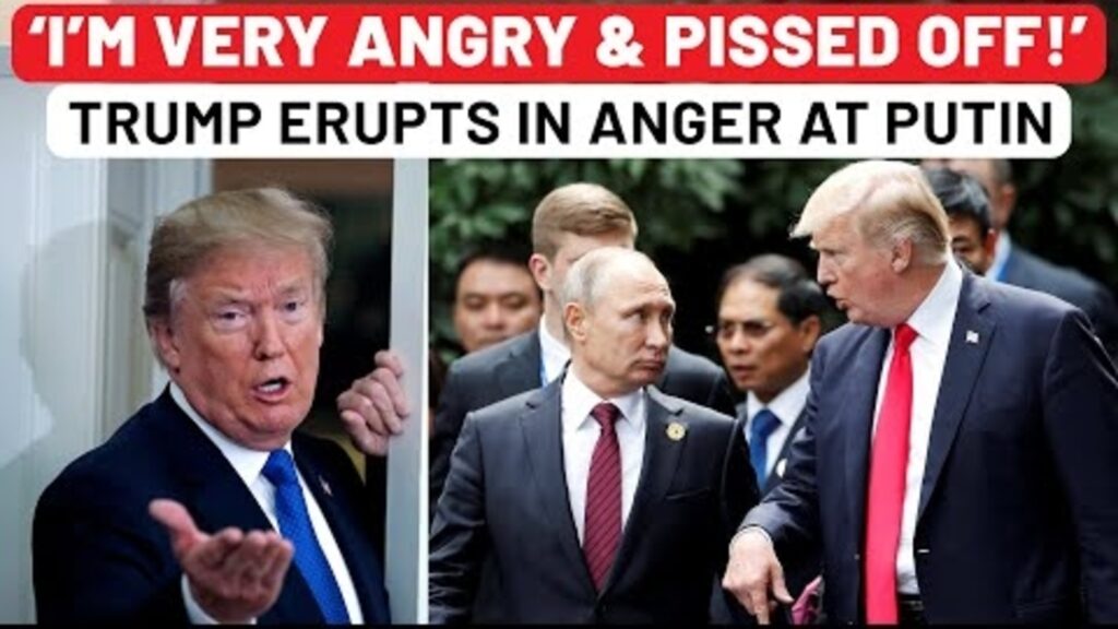Trump Fumes at Putin | ‘I’m Very Angry, Very Pissed Off!’ | U.S to Impose Tariffs on Russia’s Oil?