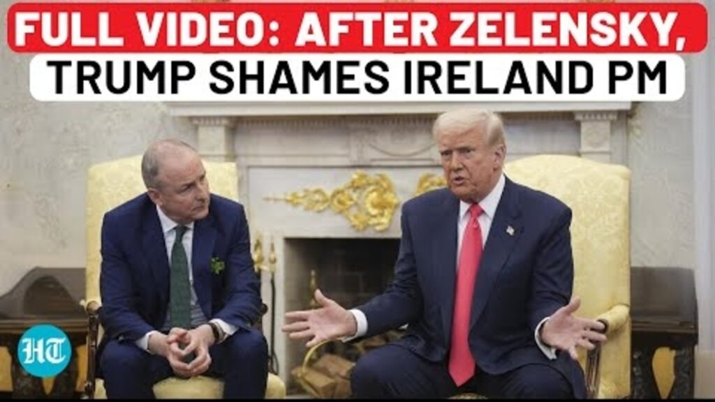 Trump Gets Angry Again Inside White House, Shames Ireland PM Over Tariffs | Full Video | Ukraine