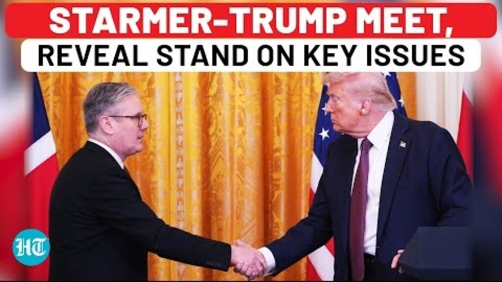 Trump Meets Starmer In White House, Speaks On Gaza, Ukraine War, Putin, Tariffs & More | Full Speech
