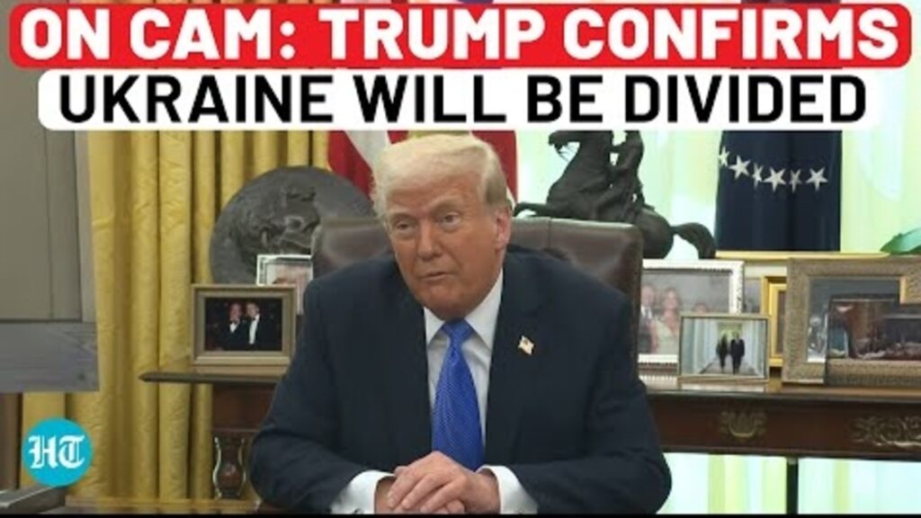 Trump Shocks Zelensky With ‘Dividing Land’ Announcement On Camera | Putin | Ukraine War Latest