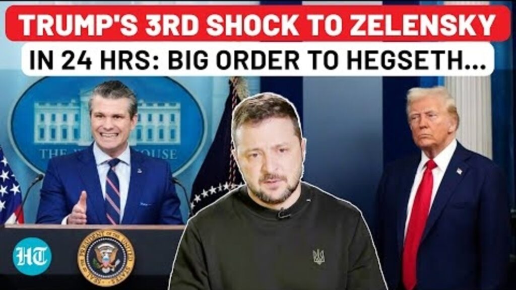 Trump’s 3rd Shock To Zelensky In 24 Hrs Revealed: New Order Amid Ukraine Aid ‘Pause’ | Russia| Putin