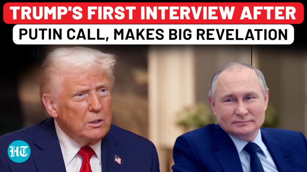 Trump’s First Interview Hours After Putin Phone Call, Shocks Zelensky With Huge Revelation