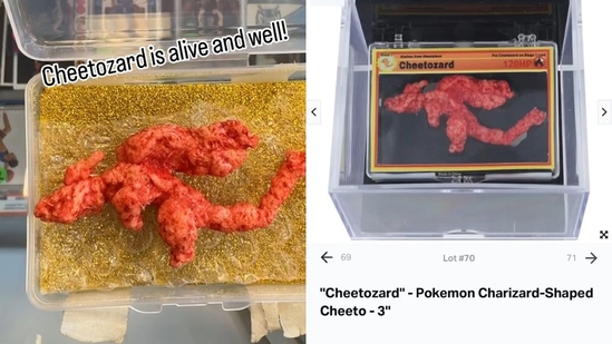 Viral ‘Cheetozard’: Pokemon-shaped cheeto sells for nearly K at auction