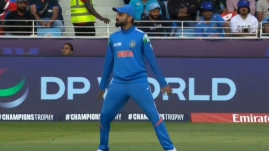 Virat Kohli channelises inner Cristiano Ronaldo, hits ‘Siuu’ during IND vs NZ Champions Trophy clash