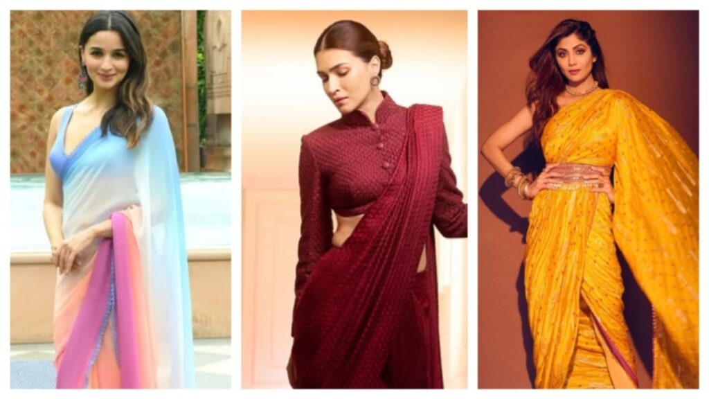 Want that snatched desi ‘It Girl’ saree look? Best colours and draping styles to make you look sleek and tall | Fashion Trends