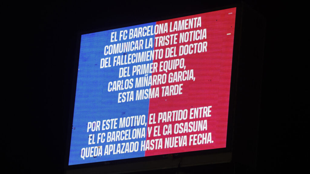 Why has Barcelona vs. Osasuna match been postponed? | Football News