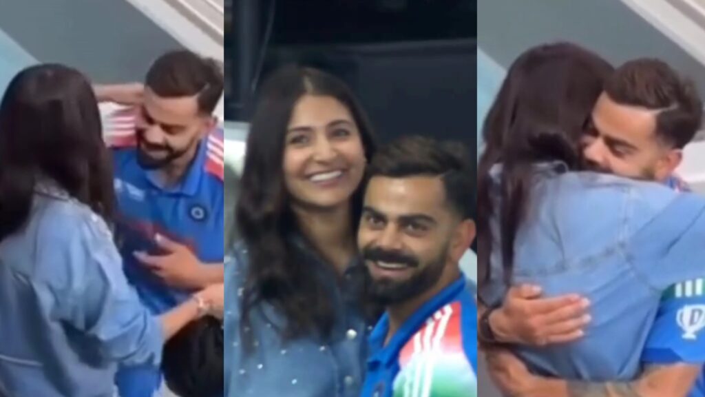 ‘Rab ne bana di jodi’: Virat Kohli runs to hug Anushka Sharma after India’s Champions Trophy win; watch