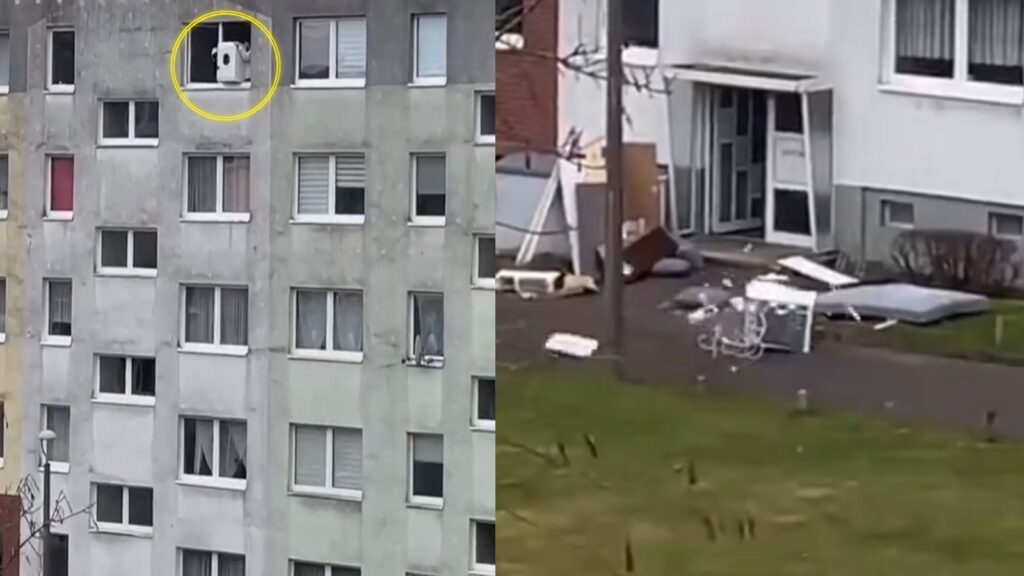 ‘So satisfying sound’: Man drops washing machine onto mattress from fifth floor, but it doesn’t go as planned | Trending