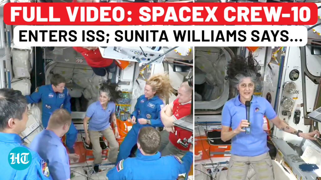 ‘Thank You SpaceX For…’: Stranded Astronauts Sunita Williams, Wilmore Welcome NASA Crew | Full Video