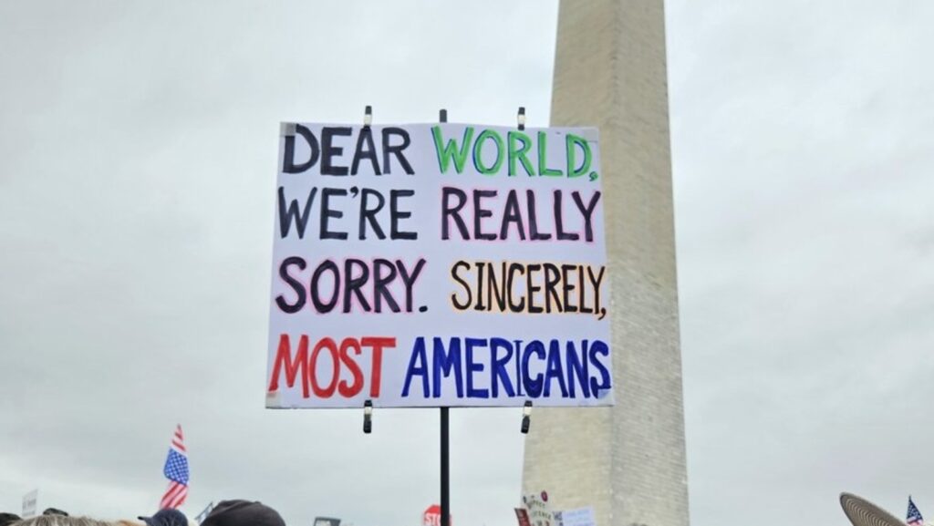 10 funniest signs from the ‘Hand Off’ protests against Elon Musk and Donald Trump | Trending