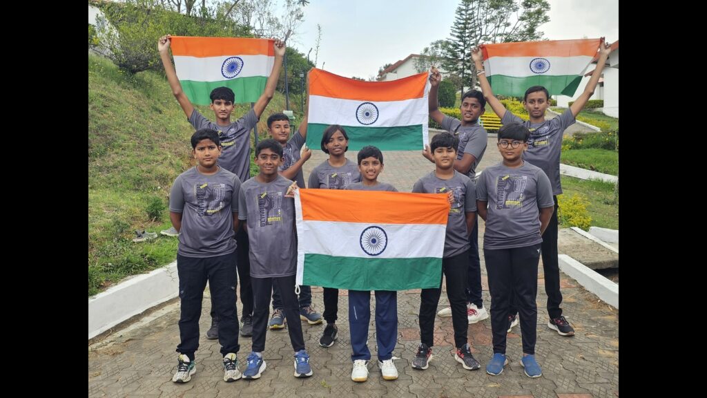 10 young swimmers make splash across Palk Strait