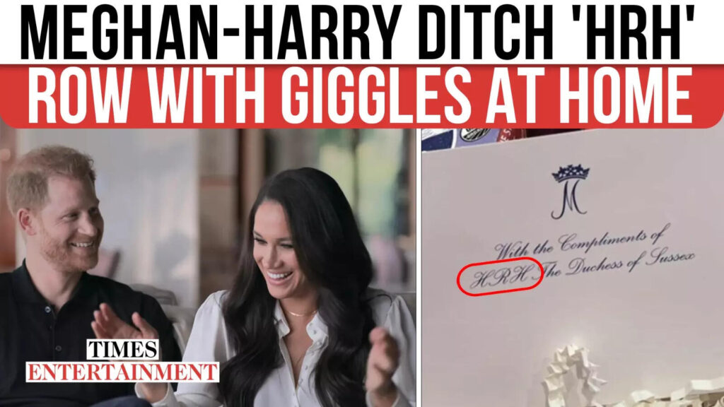 Meghan Markle & Prince Harry Giggle Amid HRH Title Row, New Videos Give Glimpse Of Montecito Life