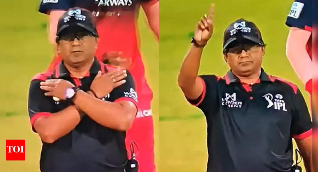 Brainfade moment! On-field umpire overrules third umpire in bizarre IPL blunder during RCB vs RR match | Cricket News