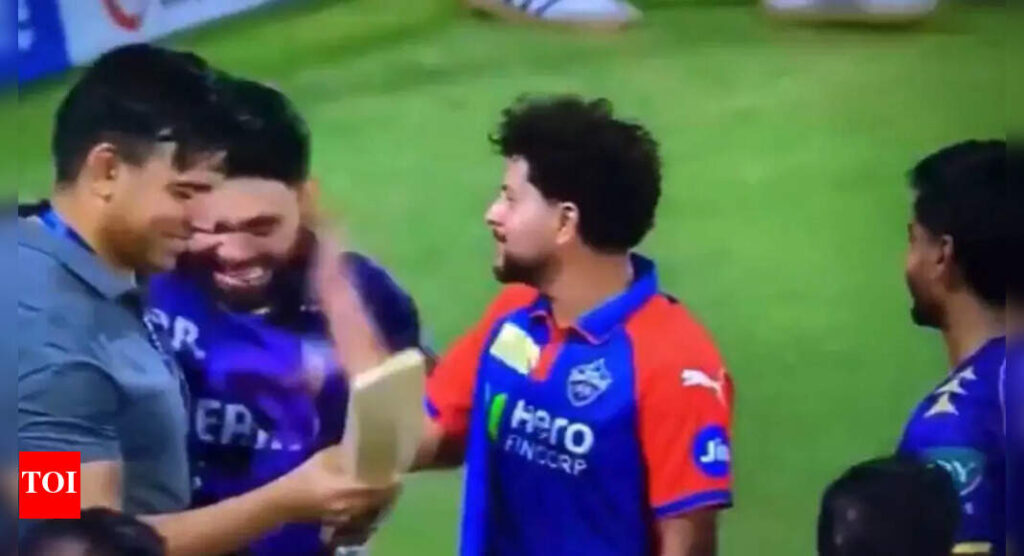 Watch: What happened after Kuldeep Yadav slapped Rinku Singh on the field | Cricket News