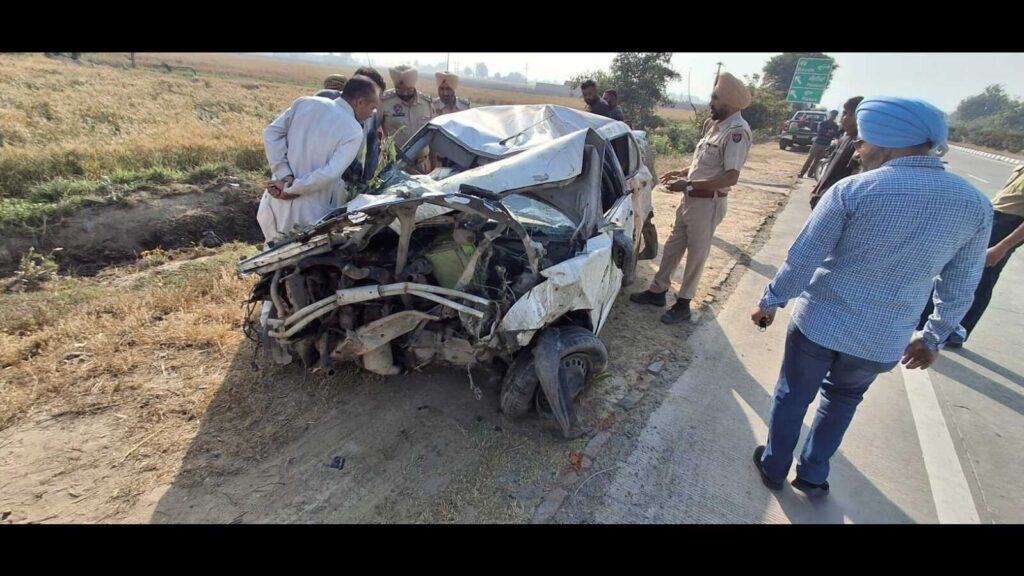 3 killed in Moga road crash