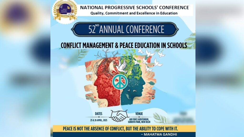 52nd Annual National Progressive Schools Conference on April 25, 26, check details | Education