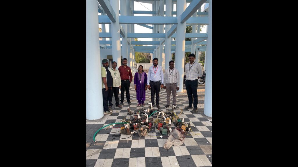 60 penalised for illegally connecting electric motors to water supply lines