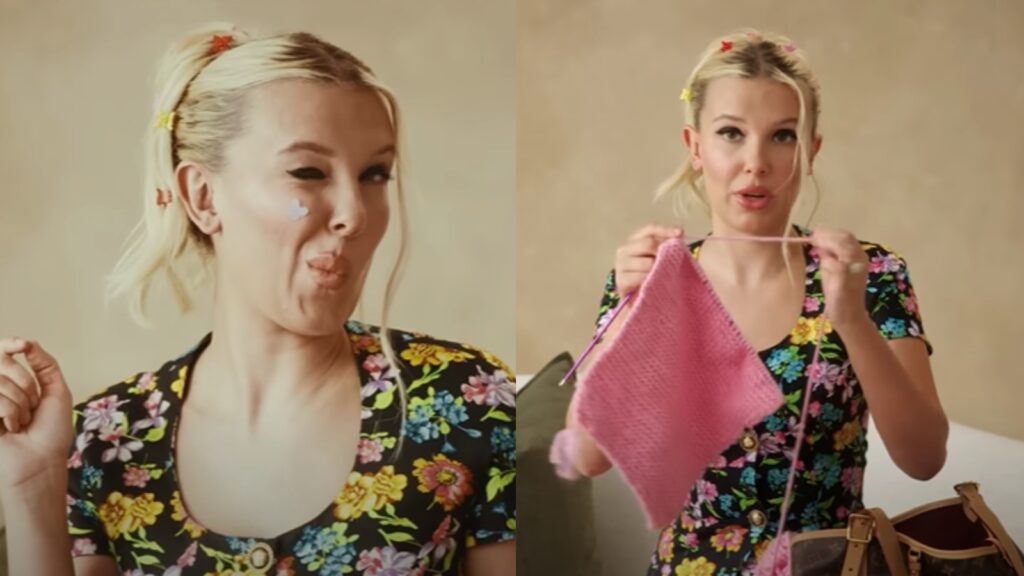 A bedazzled fan to dried mango bites: Millie Bobby Brown’s bag haul is as Gen-Z-coded as it gets!