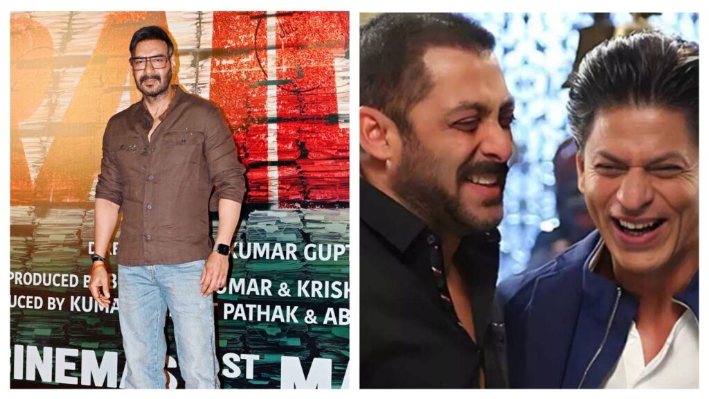 Ajay Devgn’s cheeky reply on ‘raids at Shah Rukh Khan, Salman Khan’s houses’ leaves audience in splits. Watch | Bollywood
