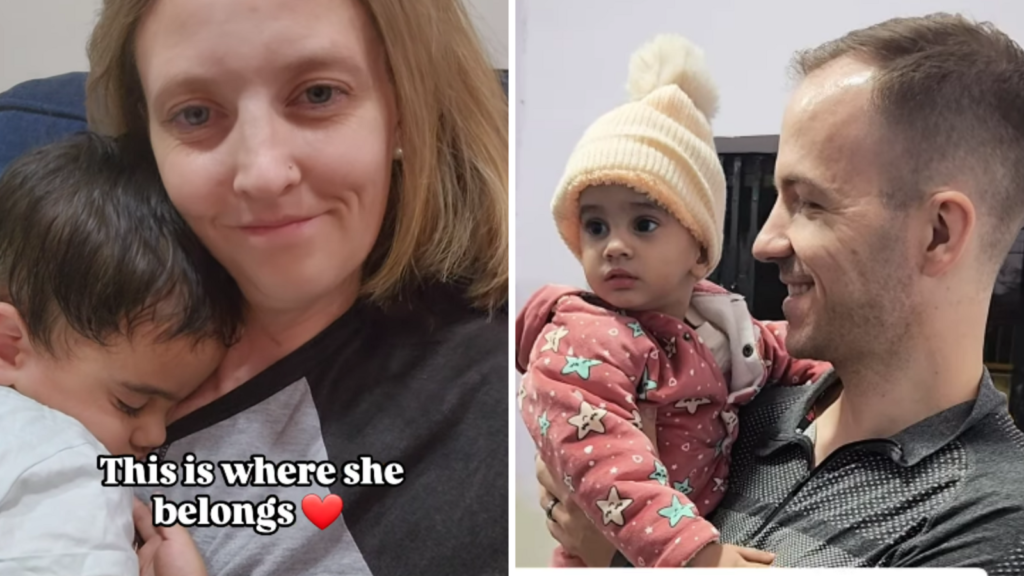 American family living in Delhi adopts abandoned two-year-old, video goes viral | Trending