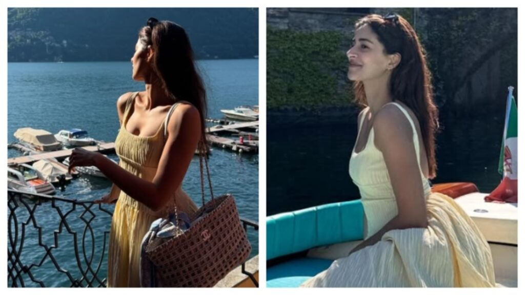Ananya Panday dons dreamy yellow dress for her fairytale-like Italian trip: See pics | Fashion Trends