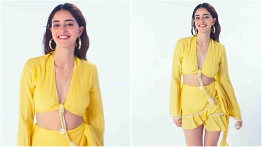 Ananya Panday’s stylish butter yellow outfit is perfect for summer: Here’s how much it will cost you to copy her look | Fashion Trends