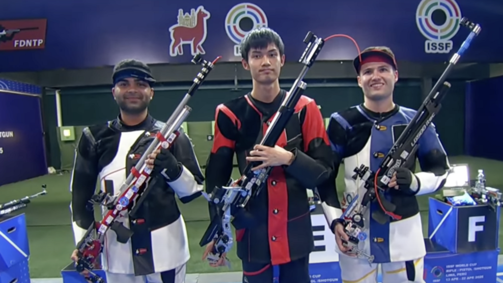 Arjun Babuta breaks medal drought in Lima 