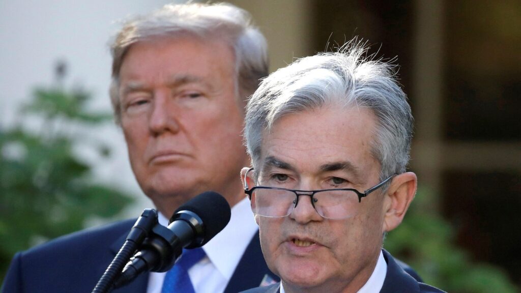 As Powell vs Trump battle ensues, US stock market hits new lows