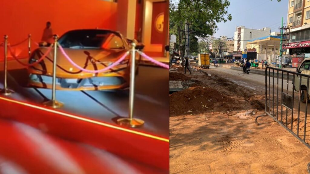 ‘BBMP should test drive first’: Bengaluru’s new Ferrari showroom sparks online mockery over city’s poor roads | Bengaluru