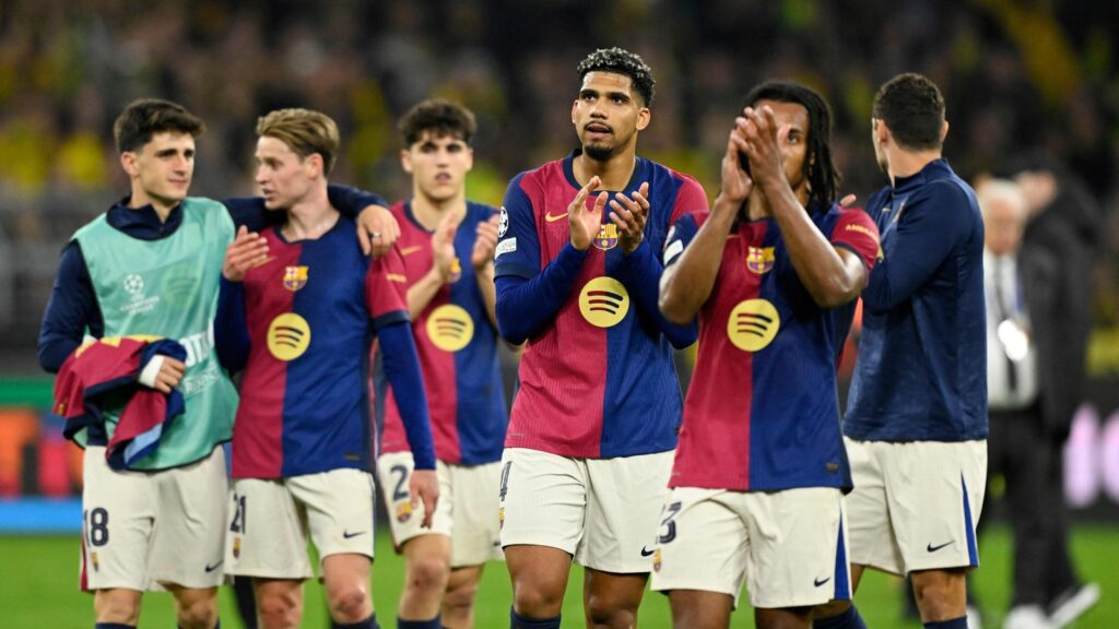 Barcelona escape Borussia Dortmund remontada despite Guirassy’s hat-trick; Hansi Flick’s side reach UCL semis | Football News