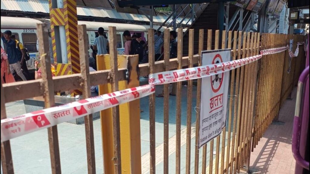 Barricading platform causes chaos at Badlapur station | Mumbai news