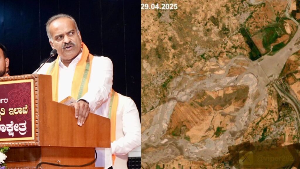 Bengaluru BJP MP claims Indus Water treaty halt is drying up Pakistan’s Chenab river, shares images | Bengaluru