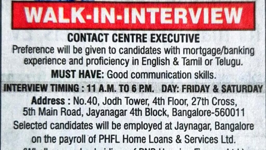 Bengaluru job post asking for Tamil/Telugu/English, not Kannada, triggers backlash among locals | Bengaluru