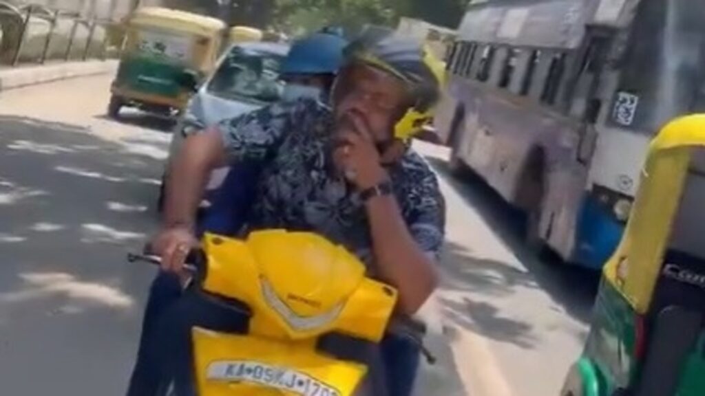 Bengaluru man blocks wrong-side riders, refuses to budge. Video sparks debate online | Bengaluru