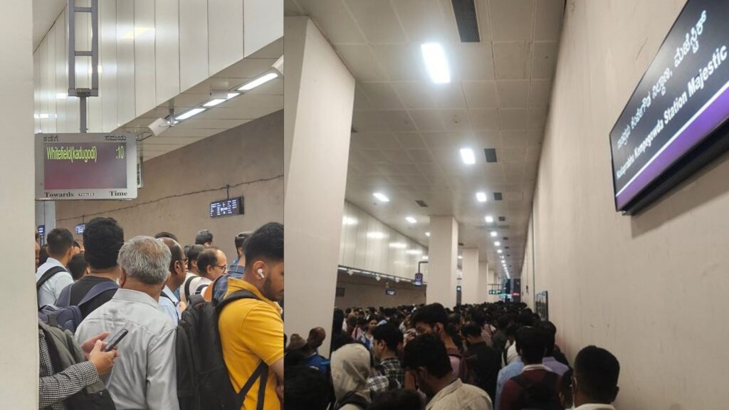Bengaluru’s Monday blues worsen with 10-minute metro train gaps, commuters slam BMRCL | Bengaluru