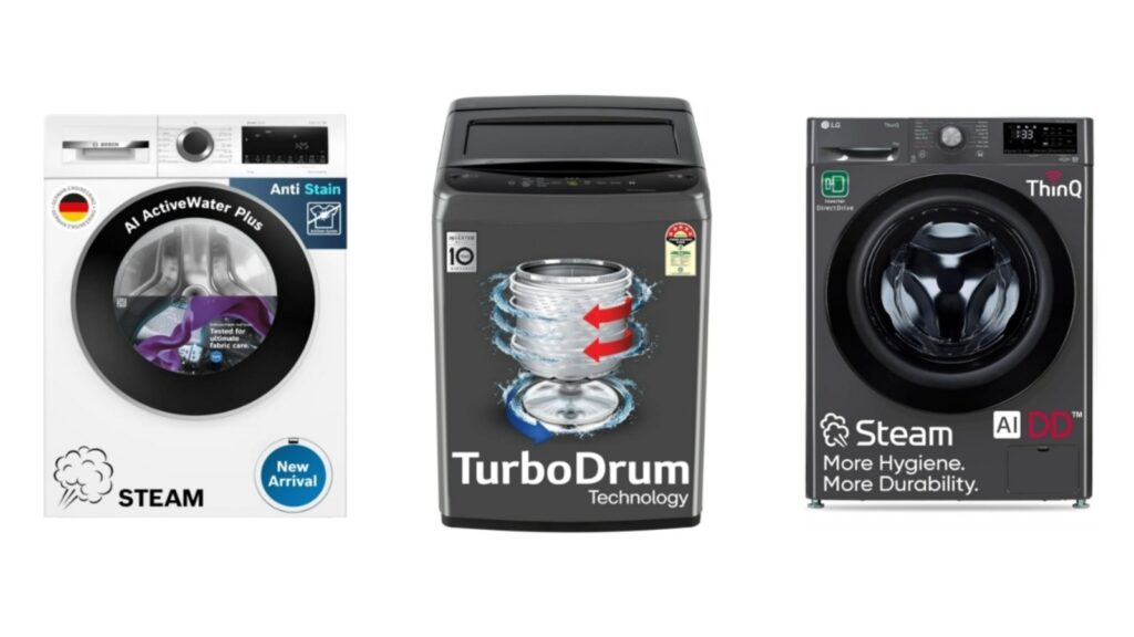Best washing machines of April 2025: Top 10 models with smart features, efficiency, and superior cleaning performance
