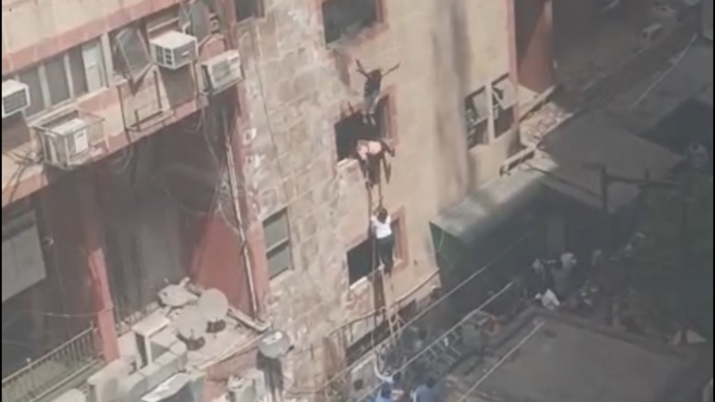 Blaze at Noida Sector 18 building triggers chaos, many leap to safety