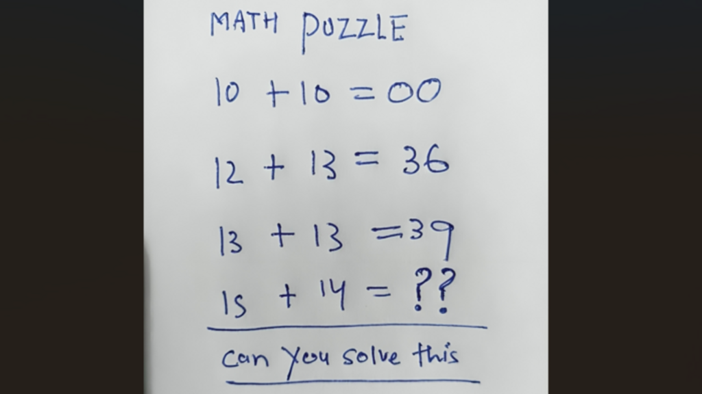 Brain teaser: If you solve this tricky maths riddle in 20 seconds, you’ll win the title of puzzle expert | Trending